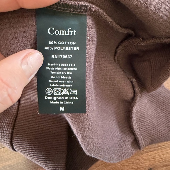 Comfrt Chocolate Brown Sweatshirt - Picture 5 of 6